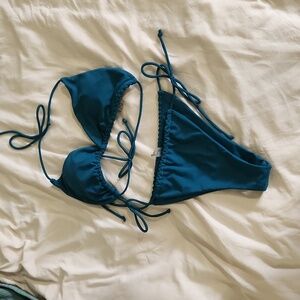 Shein Triangle Thong Bikini Set